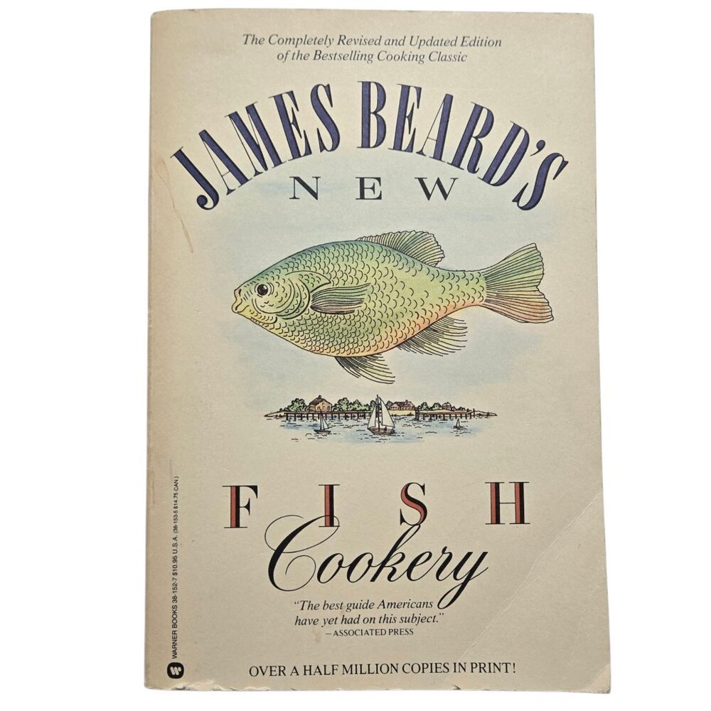 James Beards New Fish Cookery Revised Cookbook Vintage Recipe Book 1976